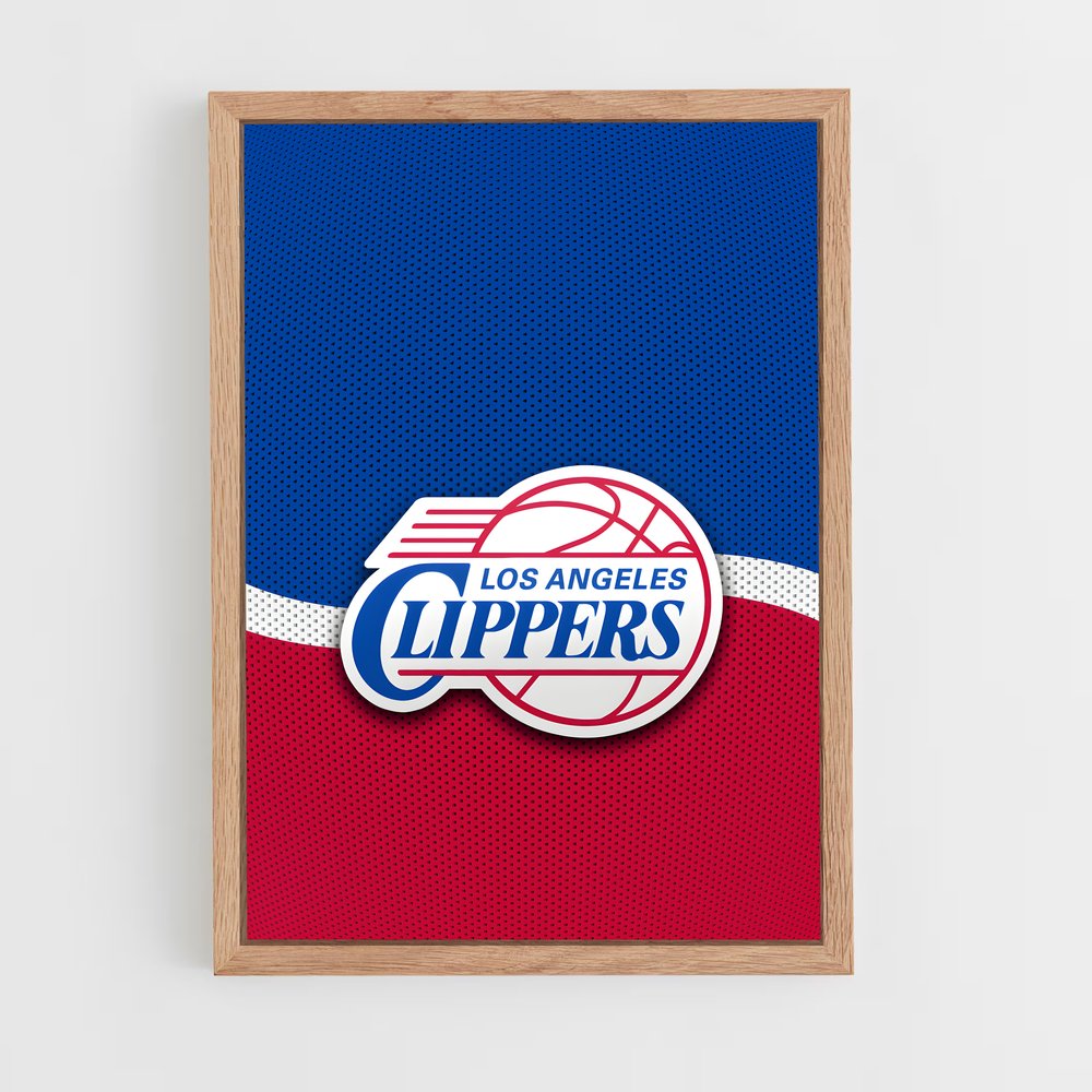 Poster Clippers Vibes – affiche Basketball (vue 4)
